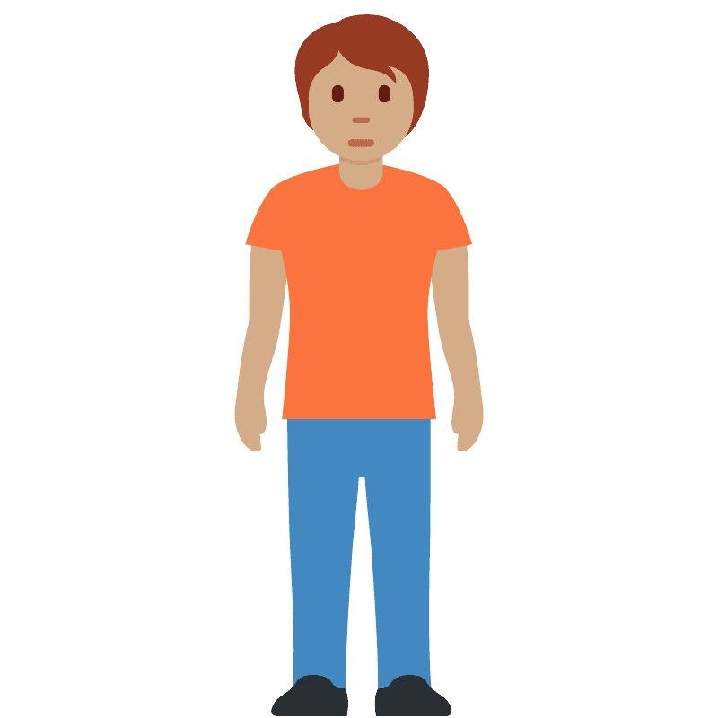Person standing