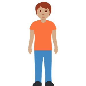 Person standing