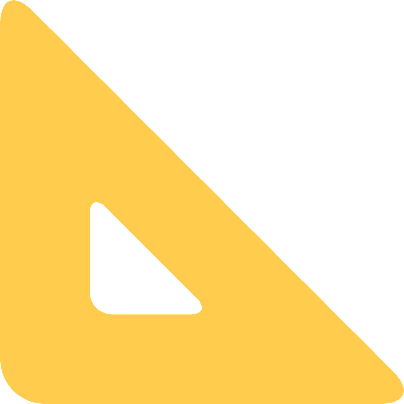 Triangular ruler
