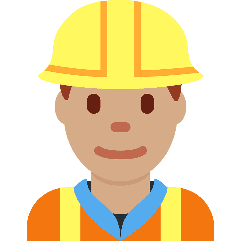 较深肤色 女建筑工人