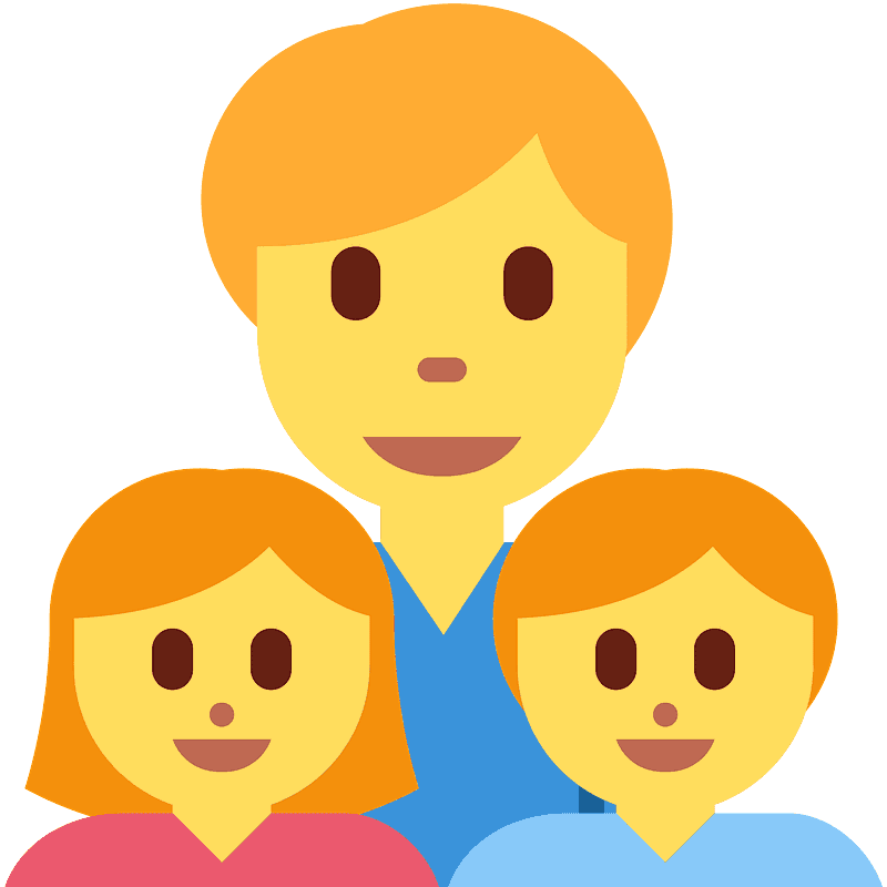 男人男人女孩男孩 家庭