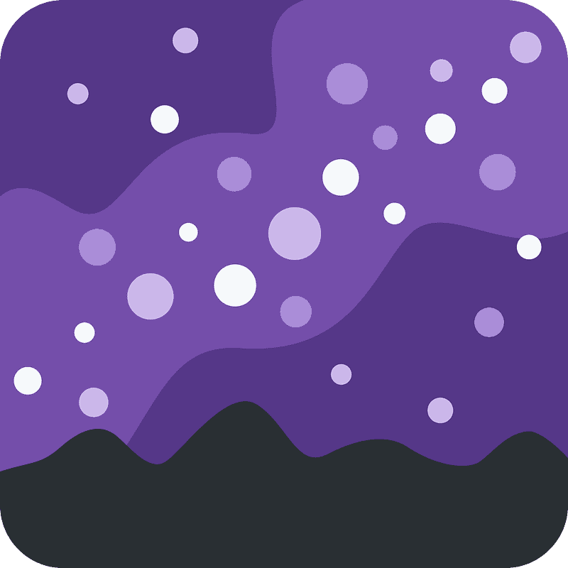 Milky way - Free vector emoji on creazilla.com