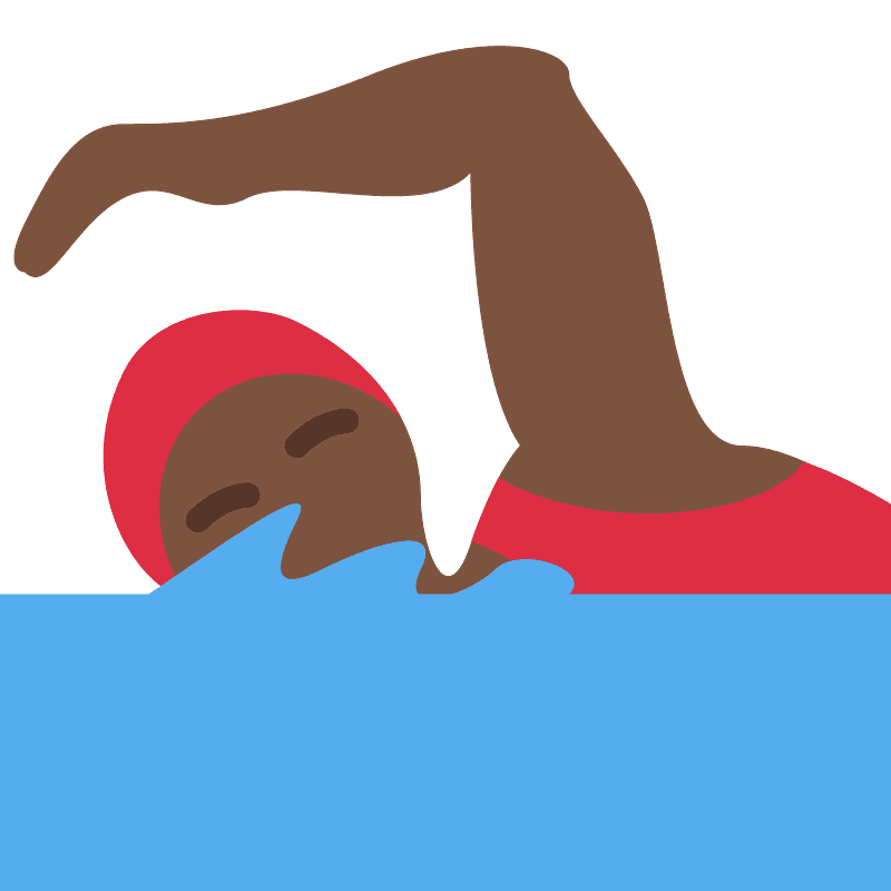 Woman swimming