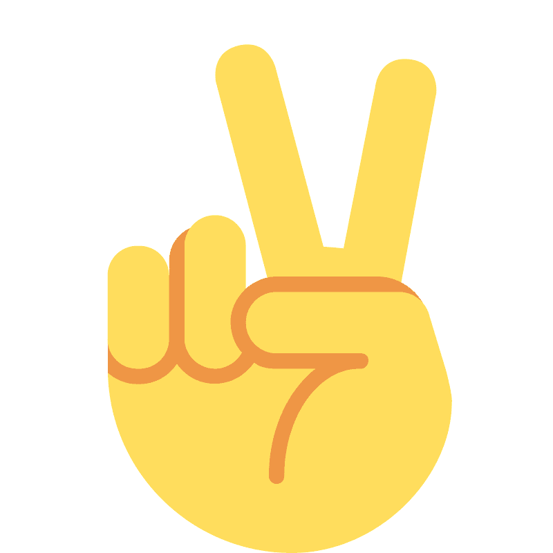 Victory hand