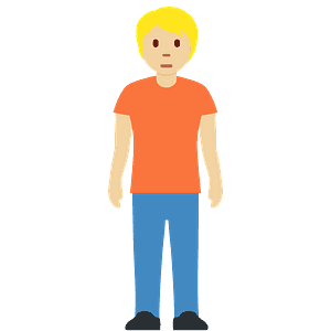 Person standing
