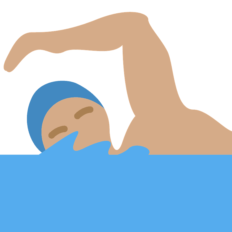 Man swimming