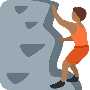 Person climbing