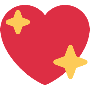 Sparkling heart