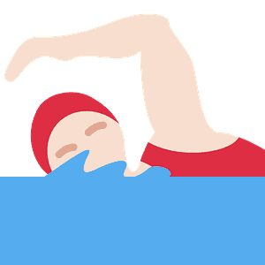 Woman swimming
