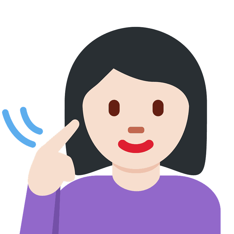 Warna kulit gelap wanita tuli