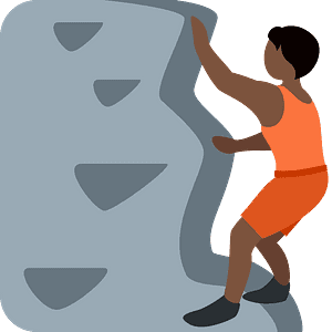 Person climbing