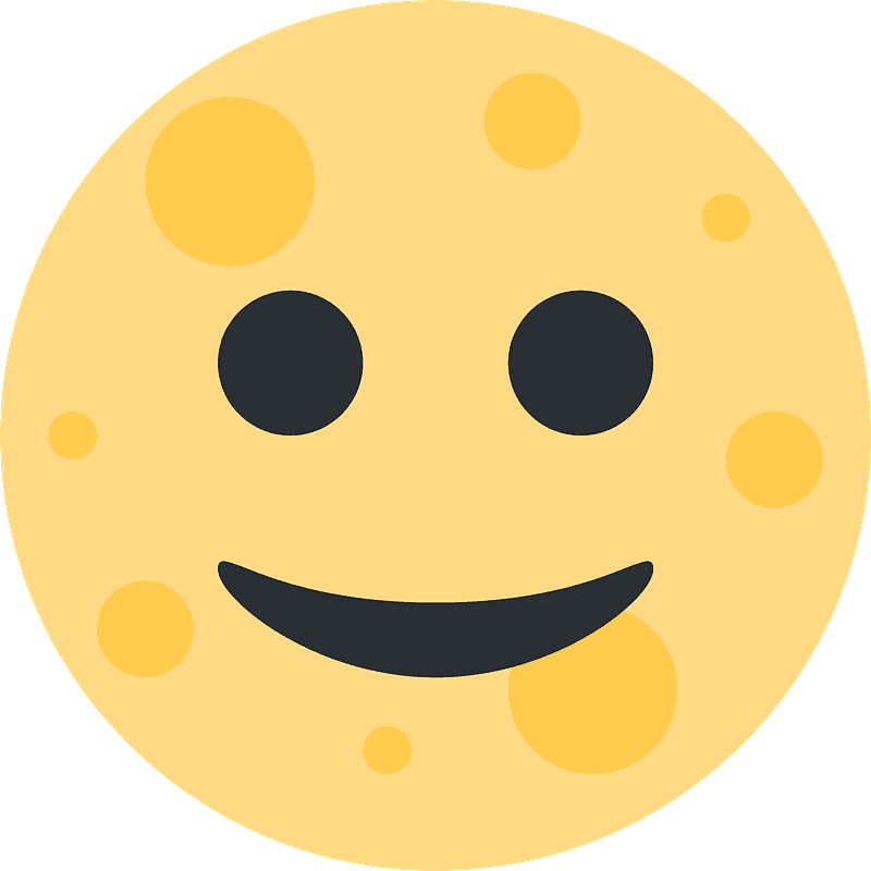 Full moon face