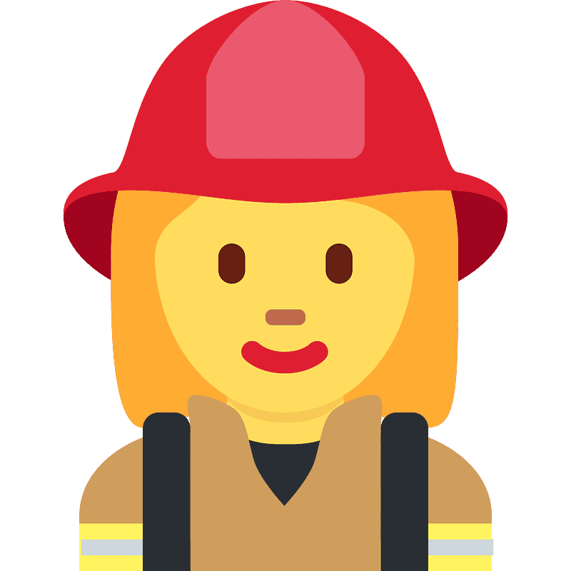 Woman firefighter
