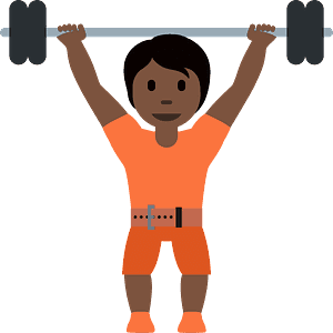 Person lifting weights