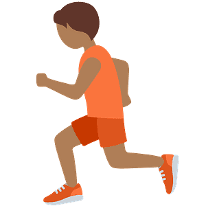 Person running