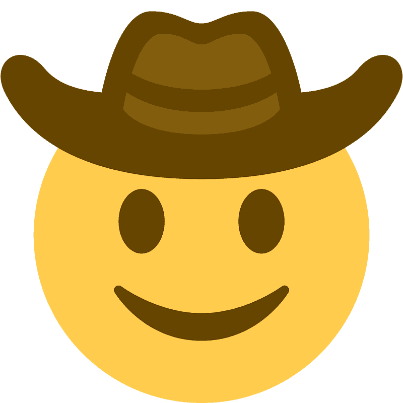 Cowboy hat face