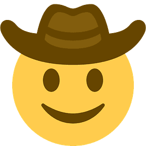 Cowboy hat face