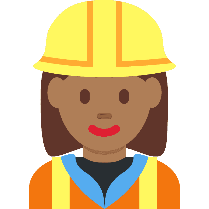 Woman construction worker