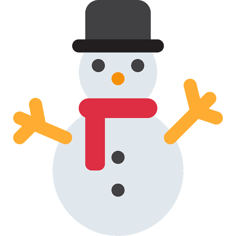 Snowman without snow