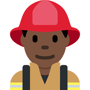 Man firefighter