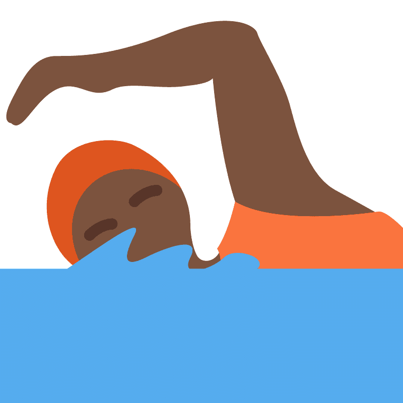Person swimming