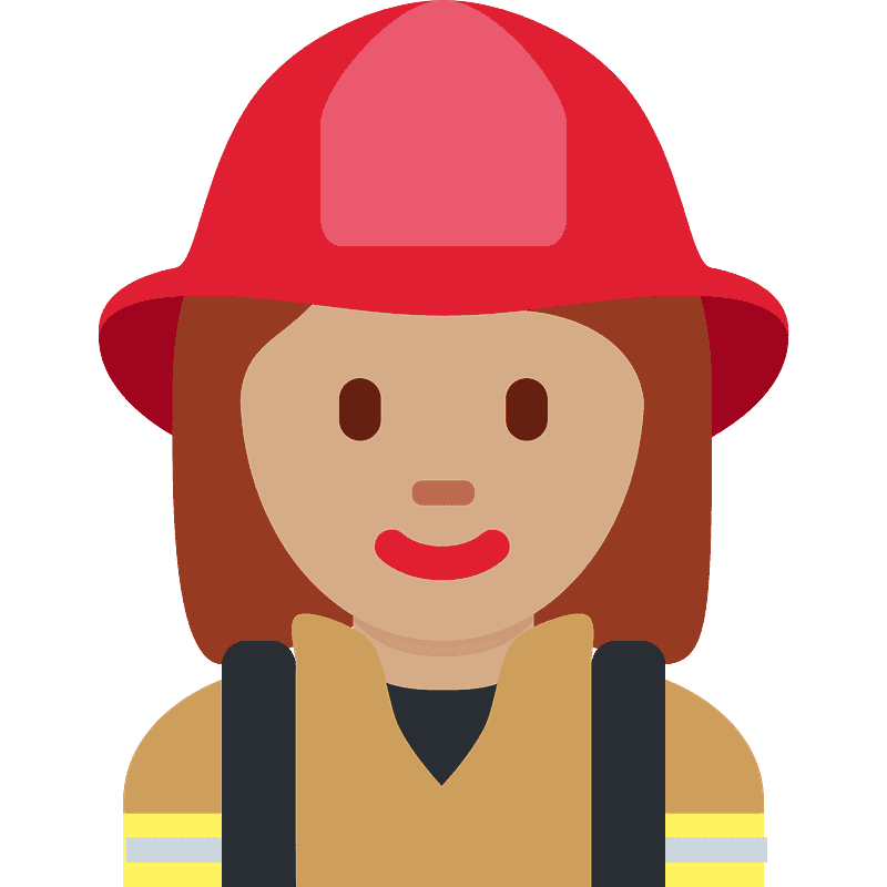 Woman firefighter