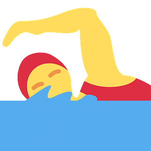 Woman swimming