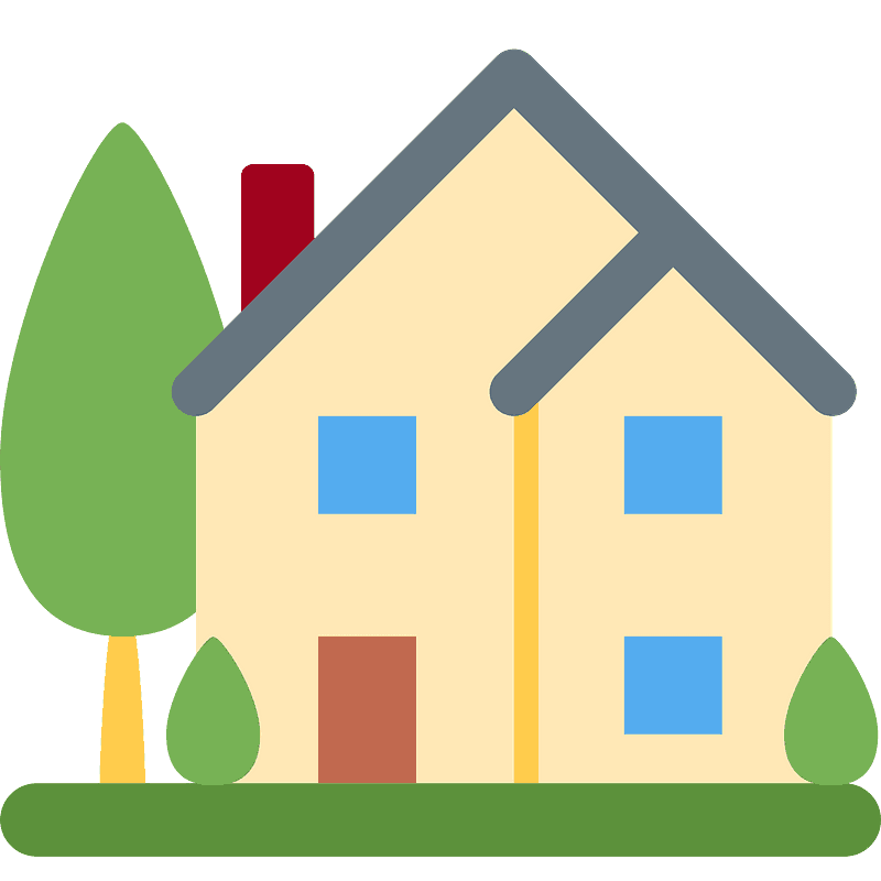 House with garden