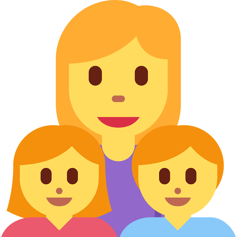 Family: woman, woman, girl, boy