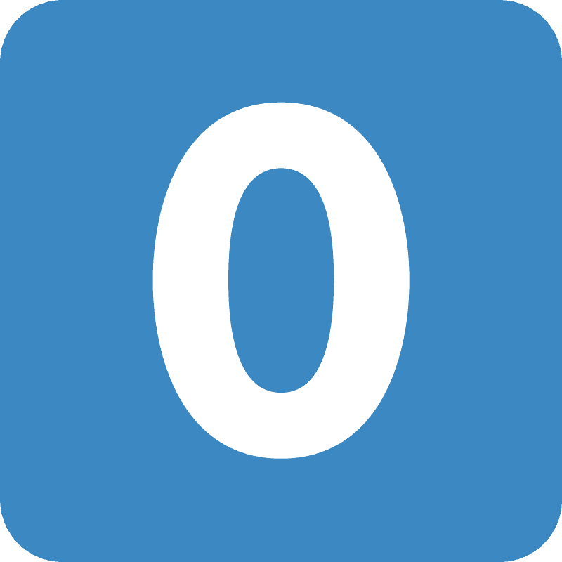0 囲み数字