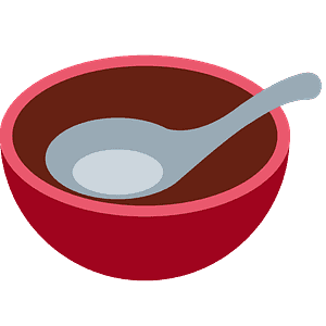 Bowl with spoon