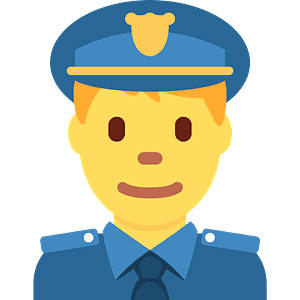 Man police officer