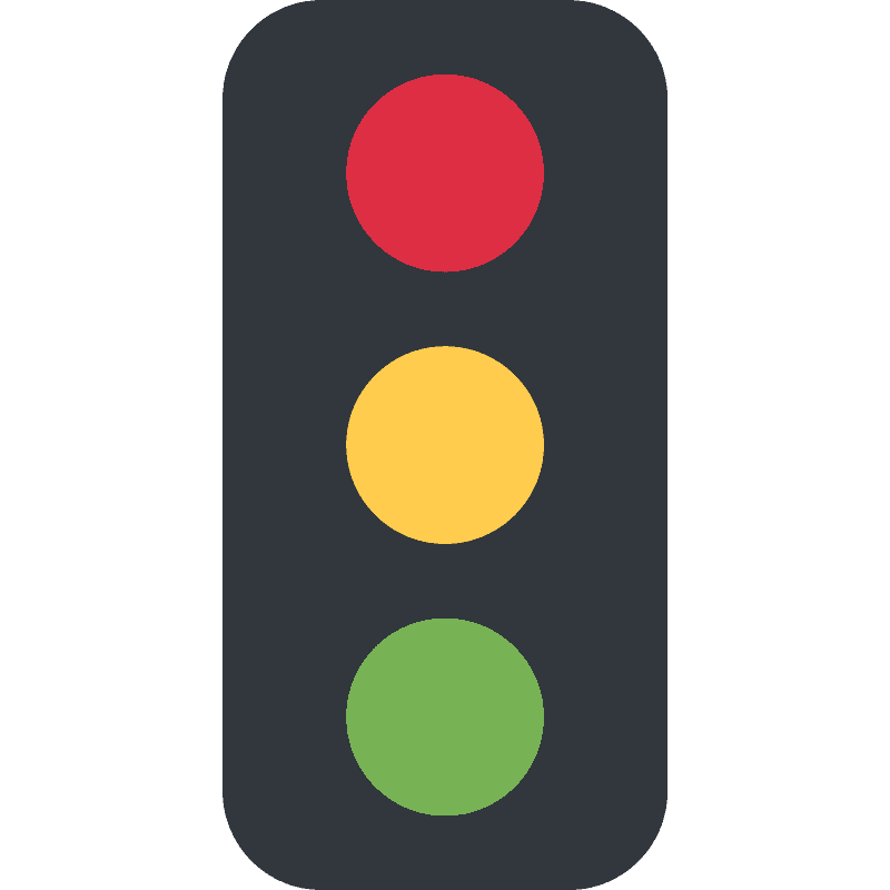 Vertical traffic light