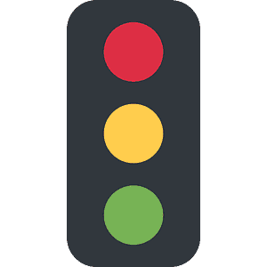 Vertical traffic light