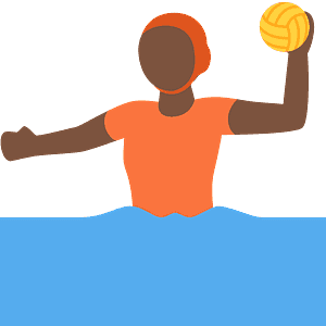 Person playing water polo