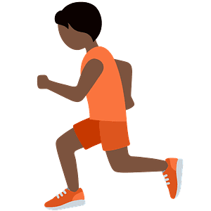 Person running