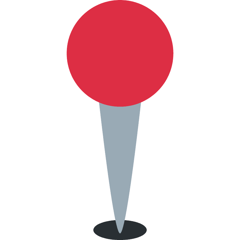 Round pushpin