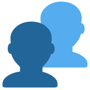 Busts in silhouette