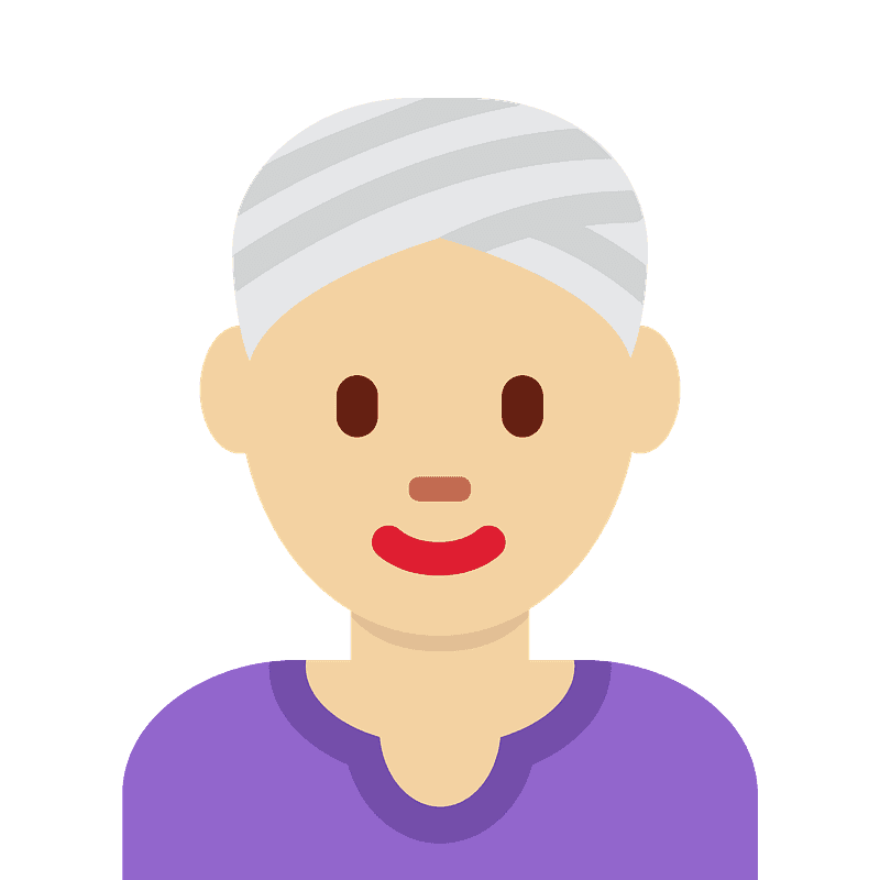 Woman wearing turban