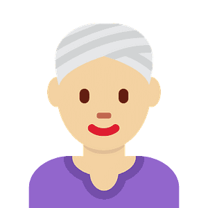 Woman wearing turban
