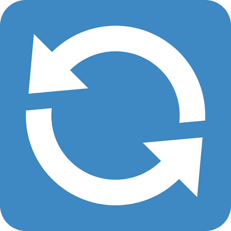 Counterclockwise arrows button