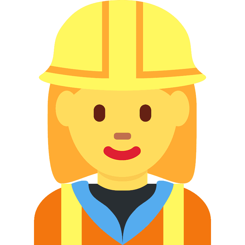 Woman construction worker