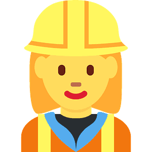 Woman construction worker