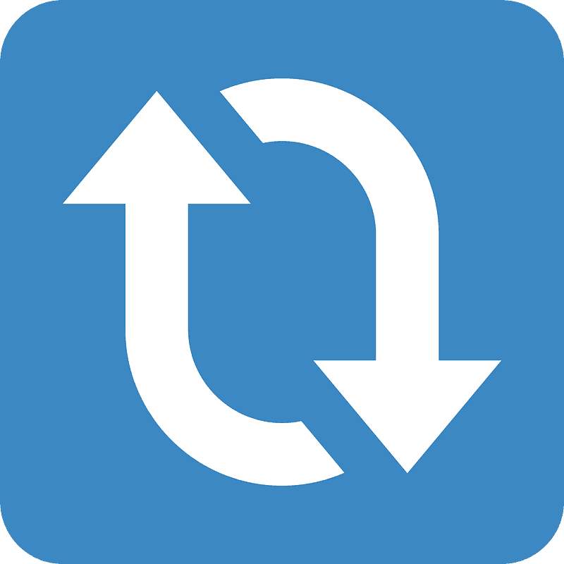 Clockwise vertical arrows