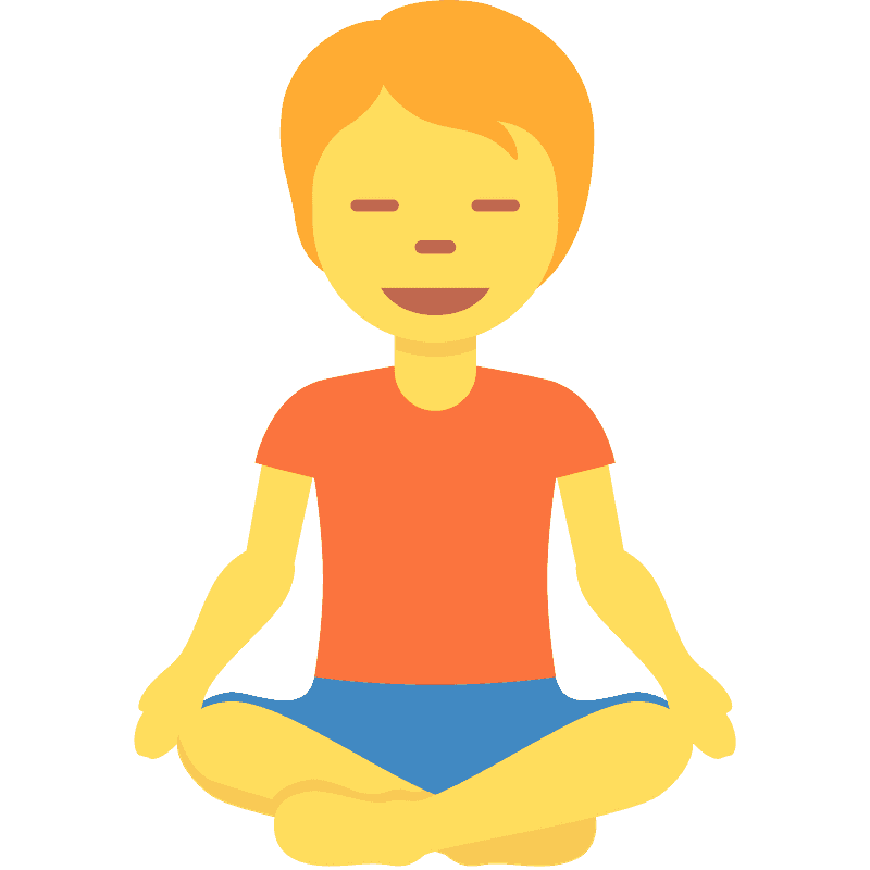 Person in lotus position