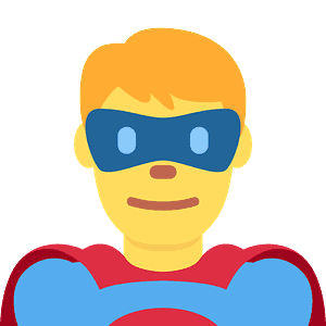 Man superhero