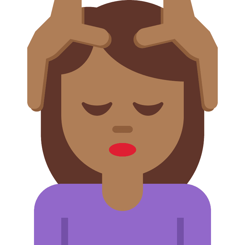 较深肤色 女生按摩