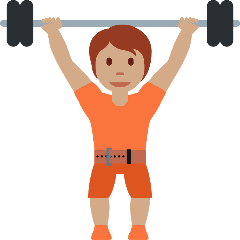 Person lifting weights