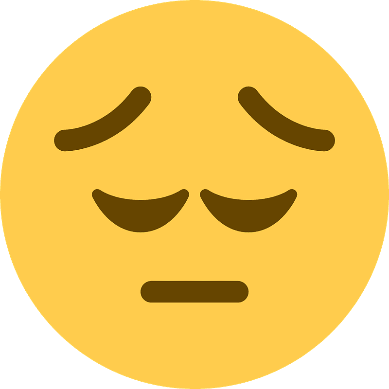 Faccina pensierosa