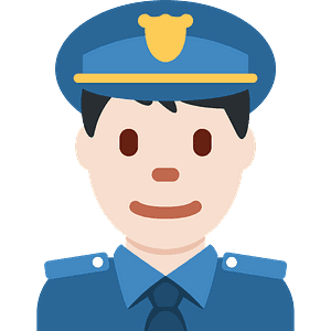 Man police officer